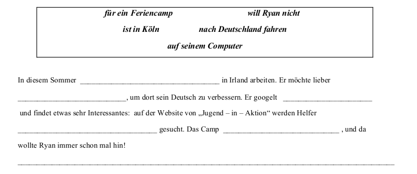 2009 LC Ordinary German Schriftliche Produktion