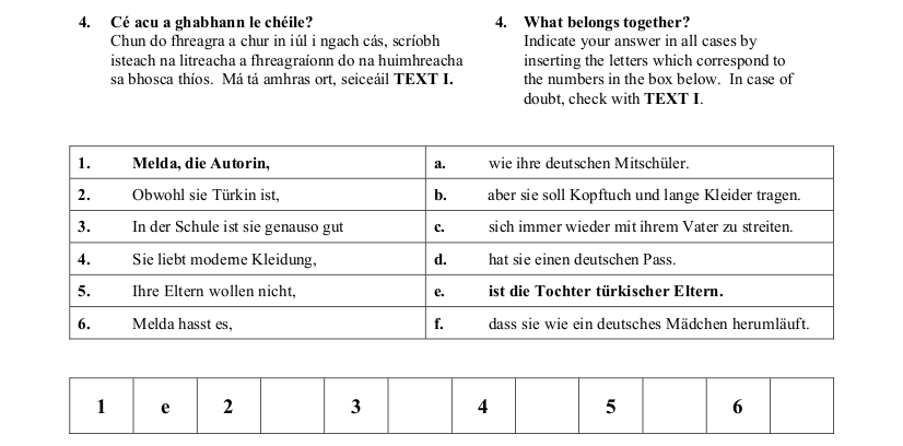 2011 LC Ordinary German Reading Comprehension 1